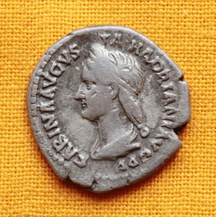 古代ローマのサビナ・デナリウス、左向き！エクストラレア！コンコルディアAVG