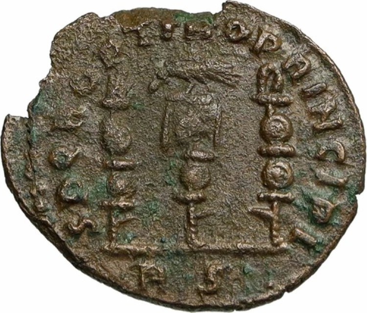 MAXIMINUS II Daia 本物の古代 312AD ローマ レア ローマ コイン AQUILA i84746｜WORLD RESOURCE【KING店】