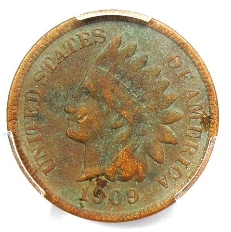 1909-S インディアン セント 1C - PCGS VF 詳細認定 - 希少なキー デート ペニー!｜WORLD RESOURCE【KING店】