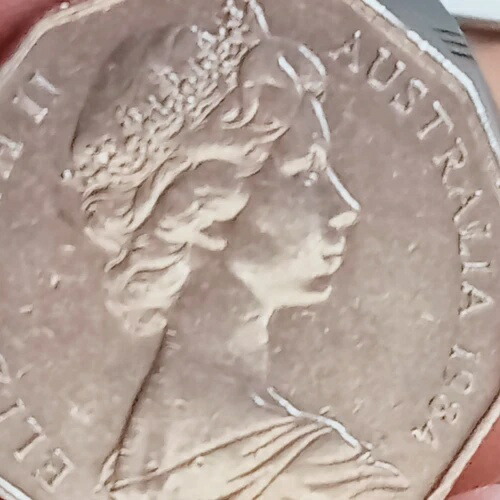 楽天市場】ニュージーランド - 50セント硬貨 - 1967年エリザベス2世