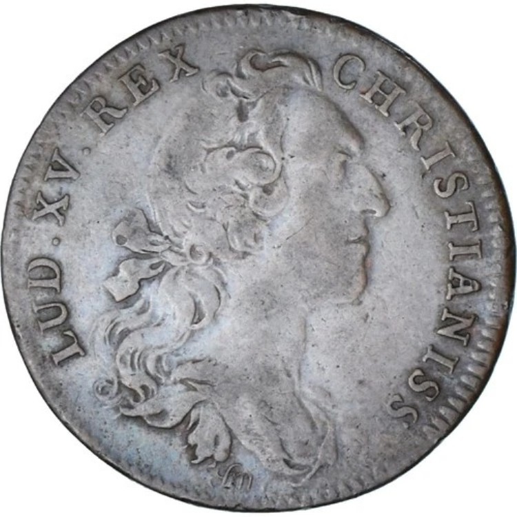 [#1156055] フランス、トークン、ルイ 15 世、アメリカ植民地、1755 年、EF