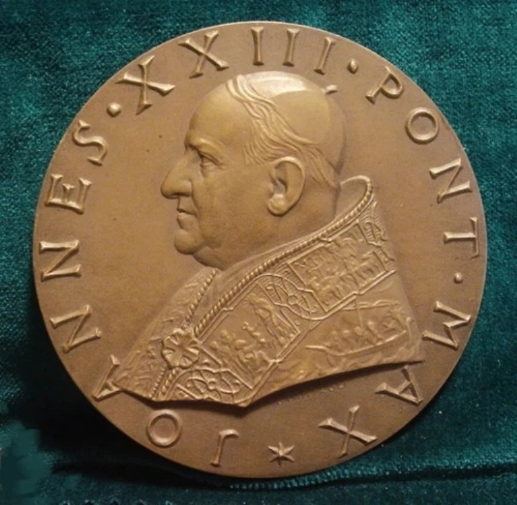 バチカンメダル ジョヴァンニ23世 1958年教皇選出 80mm Fdc 非常に希少 200,750円