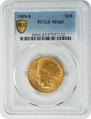 楽天市場】K21.6 インディアン コイントップ 5ドル金貨 1908年 K21.6YG