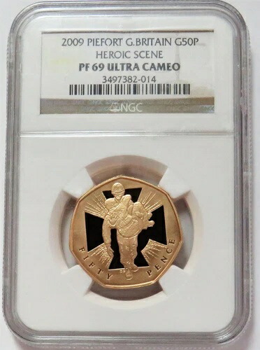 楽天市場】G.BRITAIN イギリス 50ペンス 金貨 2007