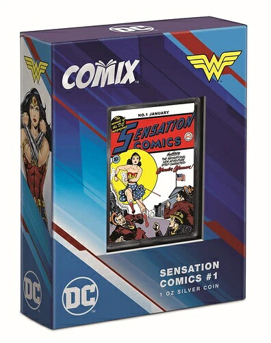 2024年 2ドル DC センセーションコミックス ワンダーウーマン コミックス 1オンス シルバー プルーフコイン