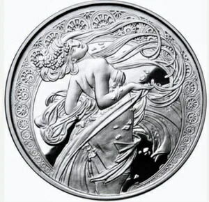 楽天市場】ペンダントトップ アルフォンス・ミュシャ メダル 1/20