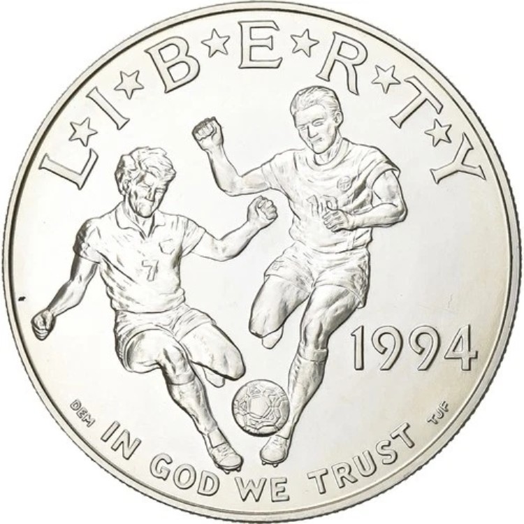 [#199330] アメリカ合衆国、ドル、クーペ USA 1994、1994年、米国造幣局、銀、MS