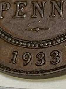 オーストラリアの希少な1933/32年ハーフペニーオーバーデート、知られている中で最もグレードの高いものの1つ|WORLD RESOURCE【KING店】