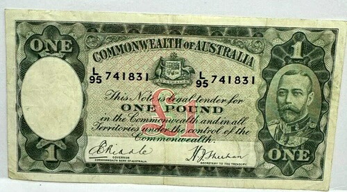 オーストラリア 1933年 1ポンド金貨、リドル/シーハン、希少グレード「L 95 741831」AEF｜WORLD RESOURCE【KING店】