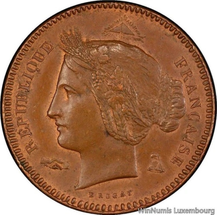 W3592 レア コンテスト 10 サンタイム ピエフォール 1848 ロガット PCGS SP63 -＞ オファーする- 198,000円