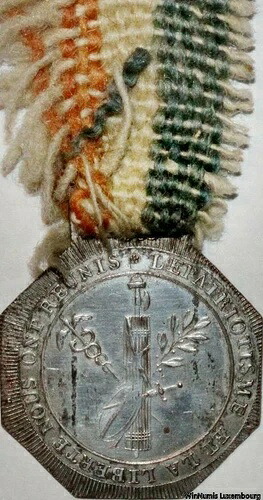 V5595 希少 軍事連盟勲章 愛国心自由 1790年 ベルンハイム勲章