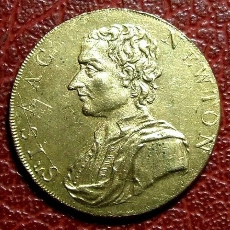 イギリス シニア アイザック ニュートン ファージング 1793年 非常に希少な金貨トークン｜WORLD RESOURCE【KING店】