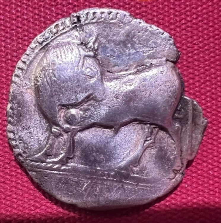 古代ルカニア・シバリス銀貨 紀元前550-510年 より古い希少タイプ