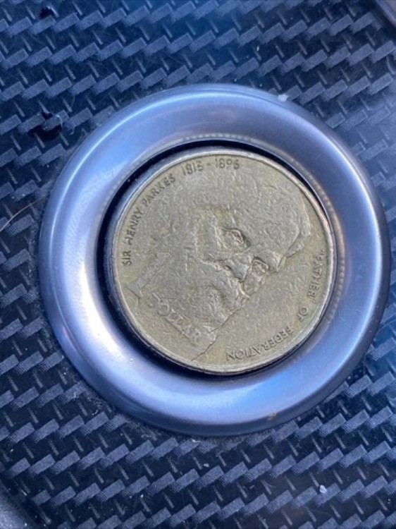 1996年 造幣局エラー オーストラリア 1ドル硬貨 - 連邦の父 サー・ヘンリー・パークス 希少
