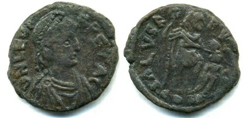 非常に珍しいレオ（457-474年）のAE2、ケルソン造幣局、ローマ帝国後期