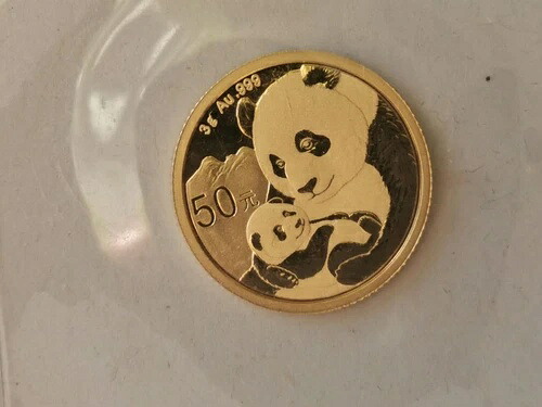 50元 中国パンダ 2019 3グラム 金貨 999元 未開封 レア BU/BU-｜WORLD RESOURCE【KING店】