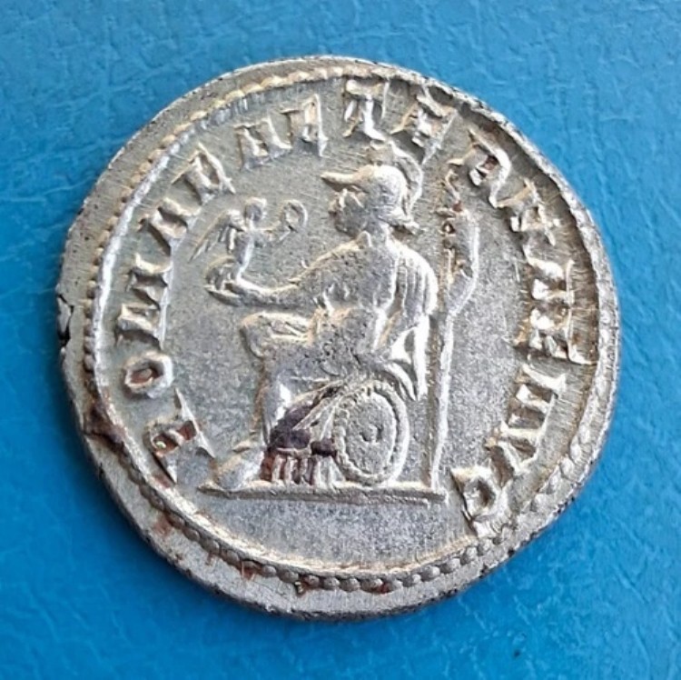 Hostilien Hostilianus Hostilian Antoninian ROMAE AETERNAE、アンティオキア!とても珍しい
