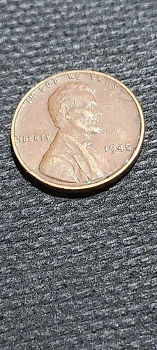 1945年リンカーン小麦1セント硬貨 - 非常に希少