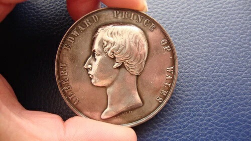 アルバート・エドワード・プリンス・オブ・ウェールズ、ヴィクトリア橋 1860年 銀メダル ルルー 641｜WORLD RESOURCE【KING店】