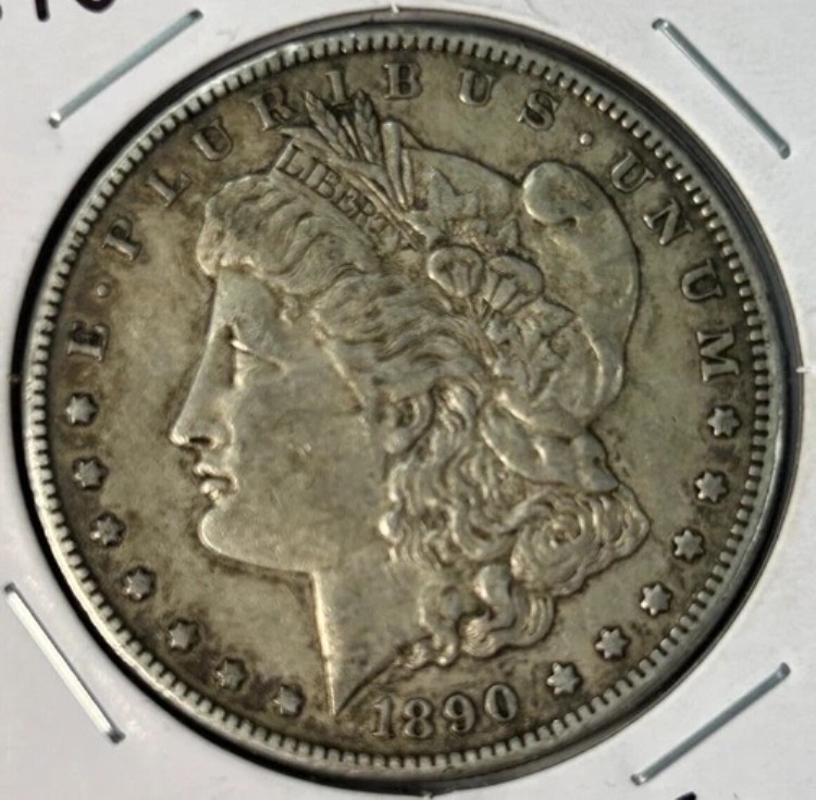 1890 CC モーガン ダラー ナイス VF - 希少な日付!