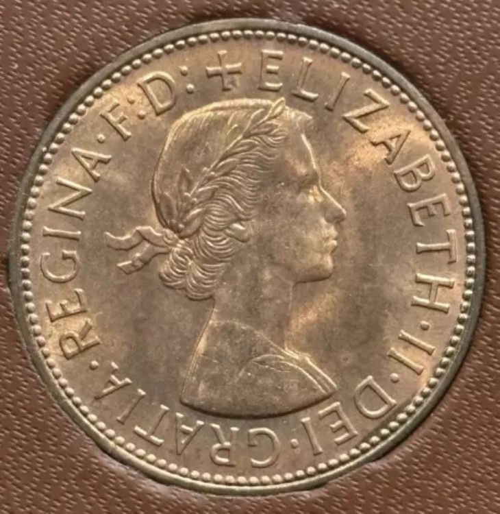 楽天市場】イギリス貨幣 1ペニー 青銅貨 年代ランダム