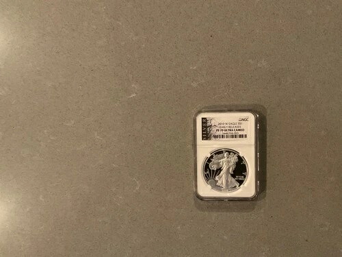2010年 W アメリカン シルバー イーグル NGC PR70 ウルトラカメオ