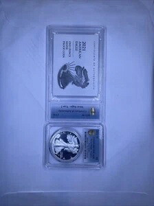 アメリカン・イーグル 2021 1オンス プルーフ銀貨。真正証明書付き。