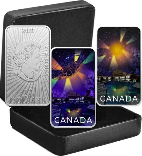 2021年モントリオールUFO事件 不可解な現象 20ドル銀貨 プルーフ 蓄光コイン｜WORLD RESOURCE【KING店】