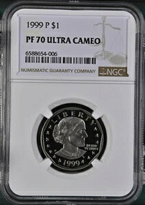 :1999-P $1 スーザン・B・アンソニー・ダラー パーフェクト NGC PF70UCAM ローポップ R3 最高グレード｜WORLD RESOURCE【KING店】