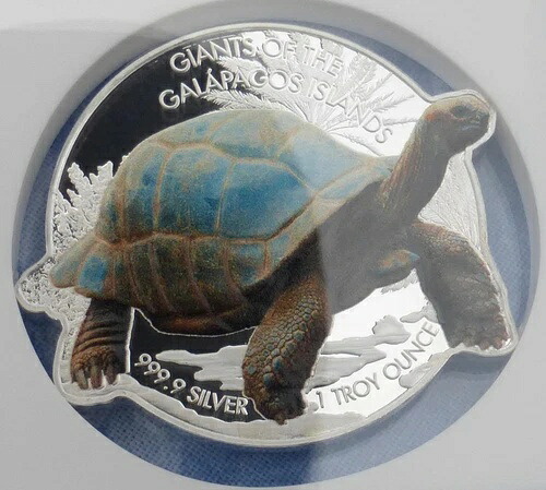 シルバータートル 2021 NGC PL MS70 ガラパゴス諸島 ジャイアンツ ソロモン諸島 $2