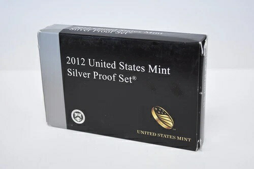 2012-S 米国造幣局 シルバー プルーフ セット（箱・鑑定書付き）（ps1063）