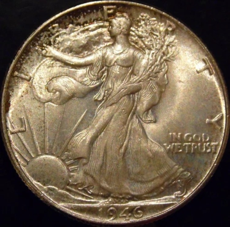 1946-P ウォーキング・リバティ ハーフダラー ジェム BU 未使用硬貨・コイン
