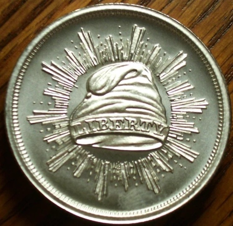 1836年 G$1 J-67 2オンス .999 シルバー トリビュートコイン 56,100円