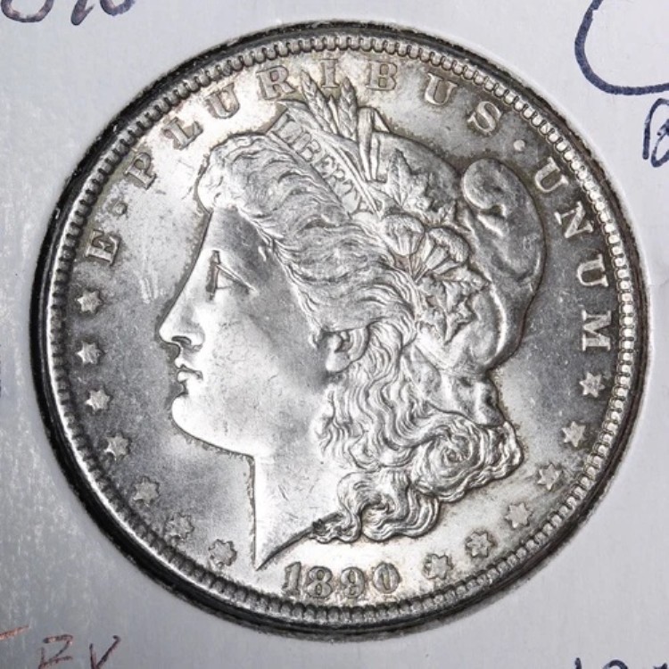 1890年 モルガン銀貨 チョイスBU *未流通* MS E205 TFX 56,100円