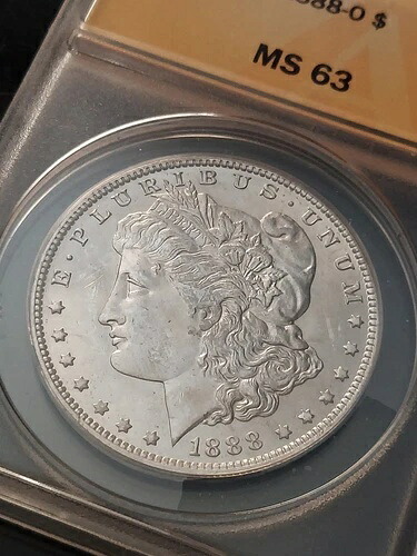 1888 O モルガン・ダラー ANACS MS 63