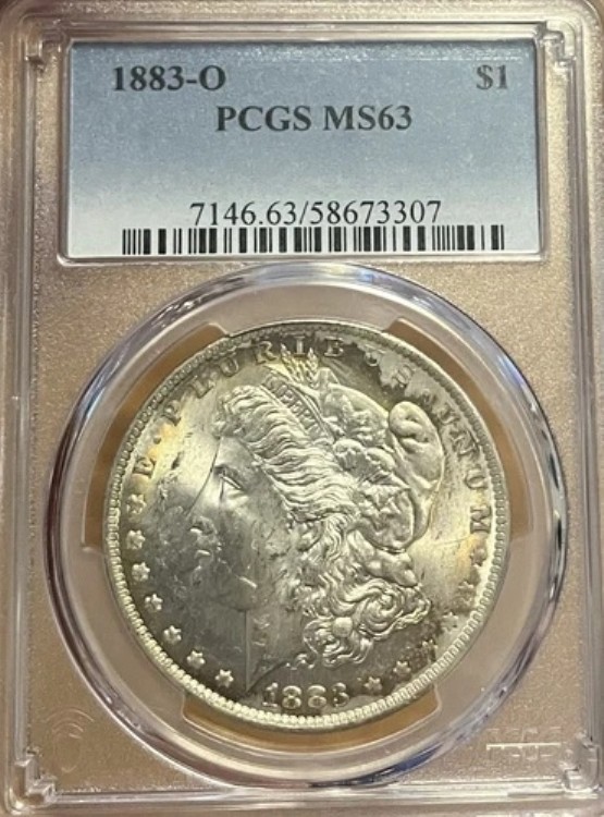1883-O PCGS MS63 モルガン銀貨