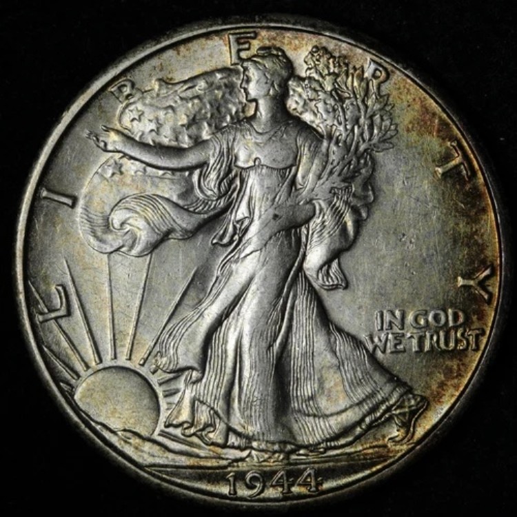 1944-D ウォーキング・リバティ・シルバー・ハーフドル BU *未流通* MS E356 XXCB