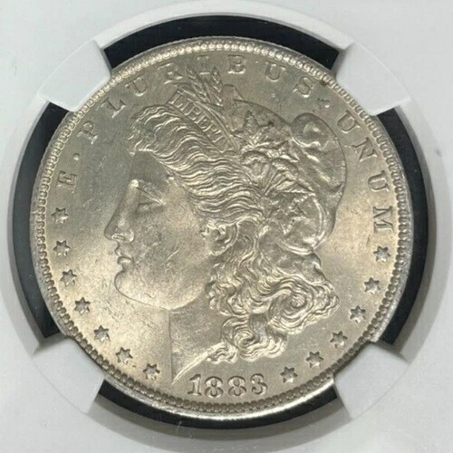 1883-O モーガン シルバードル ~ NGC - MS 63 ~美しいコイン~ REF#45-012