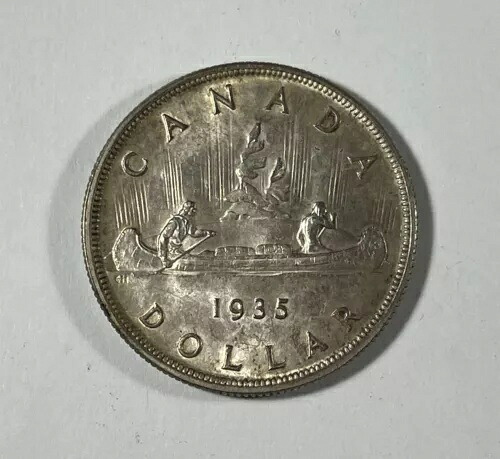 カナダ 1935年 銀貨 アプト ジェムトーン (#2547)