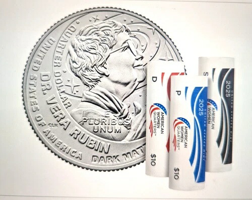 IDA B WELLS 2025 PDS ミント 25セント 3ロールセット アメリカンウィメンズクォーター 未開封箱入り 56,100円