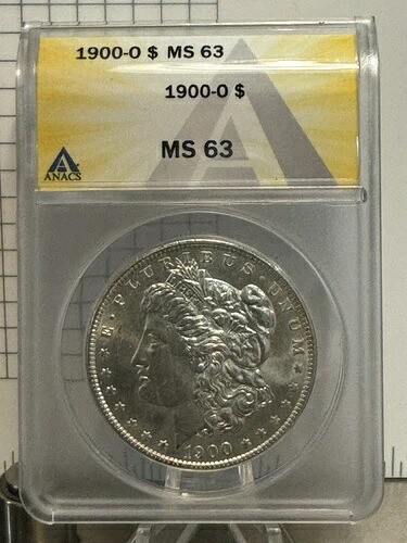 1900年モルガン銀貨 MS63 ANACS