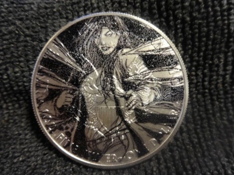 2014 シルバー イーグル カラーライズ「ウィッチブレード」非常に素晴らしいです。画像