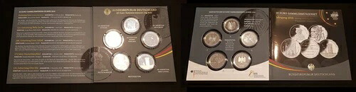 公式ブリスターパック 5枚入り 20ユーロ銀貨記念 2016年 プルーフ SP89639-｜WORLD RESOURCE【KING店】