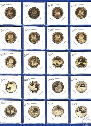 2000 - 2021 S プルーフ サカガウィア ネイティブアメリカン ドルセット - GEM PROOF 22 ドル