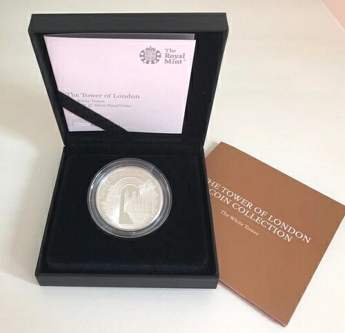 Simply Coins ~ 2020 シルバープルーフ ザ ホワイトタワー 5ポンドボックス COA