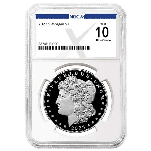 2023-S プルーフ $1 モルガン銀貨 NGCX PF10UC X ラベル｜WORLD RESOURCE【KING店】