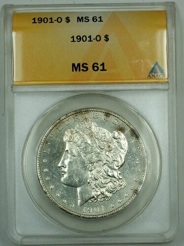1901-O モルガン銀貨、ANACS MS-61（セミプルーフライク、SPL）｜WORLD RESOURCE【KING店】