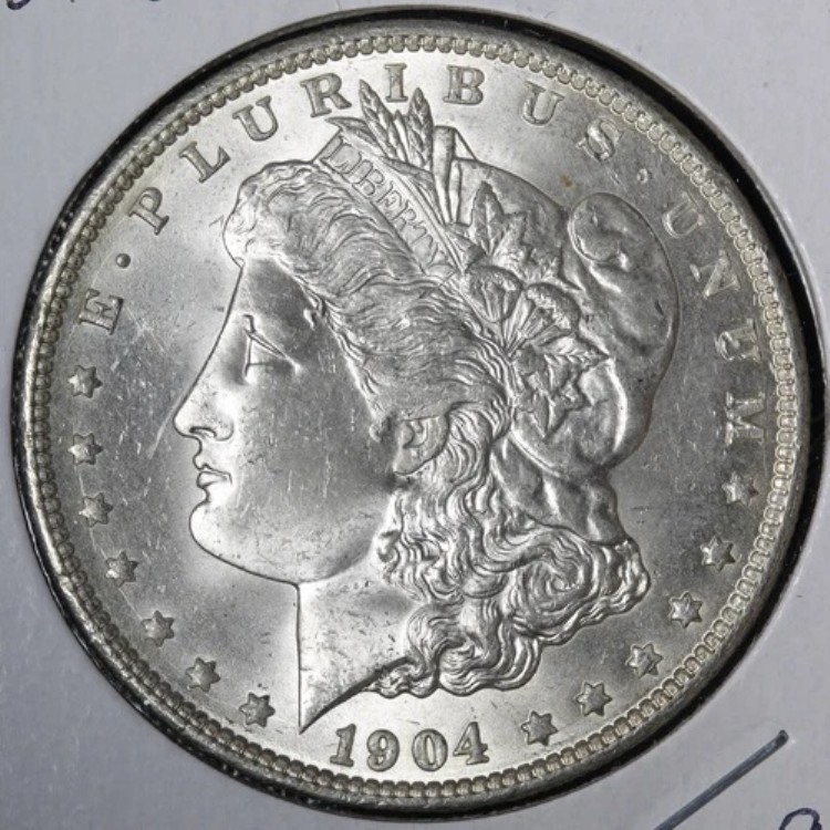1904-O モルガン銀貨 BU *未流通* MS E364 GAYHM