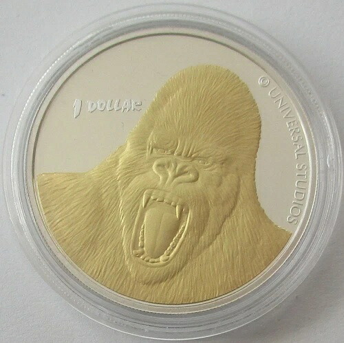 ニュージーランド 1ドル 2005年 キングコング 1オンス 銀貨