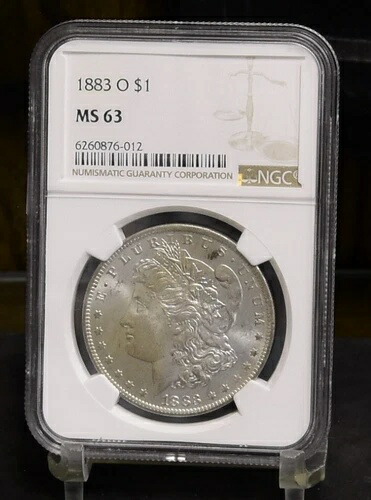 1883-O モーガン ドル - NGC MS63 (#53813-L)